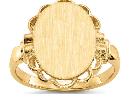 14k Yellow Gold Rings Style RS202 - Classique Jewelry Inc.