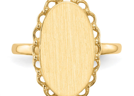 14k Yellow Gold Rings Style RS203 - Classique Jewelry Inc.