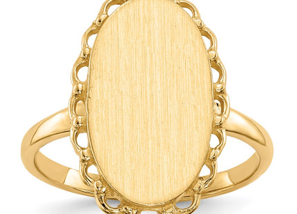 14k Yellow Gold Rings Style RS203 - Classique Jewelry Inc.