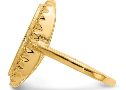 14k Yellow Gold Rings Style RS204 - Classique Jewelry Inc.