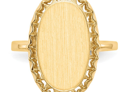 14k Yellow Gold Rings Style RS204 - Classique Jewelry Inc.