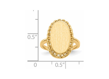14k Yellow Gold Rings Style RS204 - Classique Jewelry Inc.