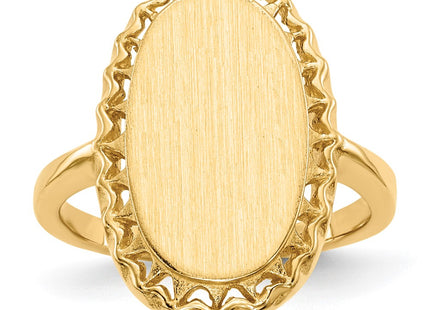 14k Yellow Gold Rings Style RS204 - Classique Jewelry Inc.