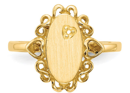 14k Yellow Gold Rings Style RS232 - Classique Jewelry Inc.