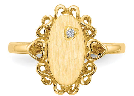 14k Yellow Gold Rings Style RS232A - Classique Jewelry Inc.