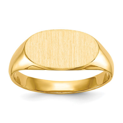 14K gold signet ring