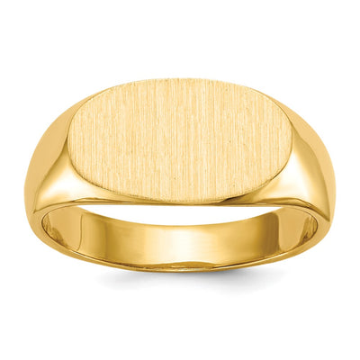 14K gold signet ring