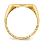 14K 17.0x11.0mm Open Back Mens Signet Ring view