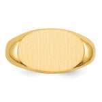 14K 17.0x11.0mm Open Back Mens Signet Ring view
