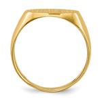 14K 11.0x7.5mm Closed Back Child's Signet Ring view