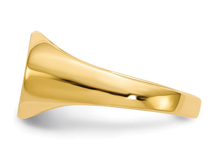 14k Yellow Gold Rings Style RS251 - Classique Jewelry Inc.