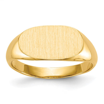 14K gold signet ring
