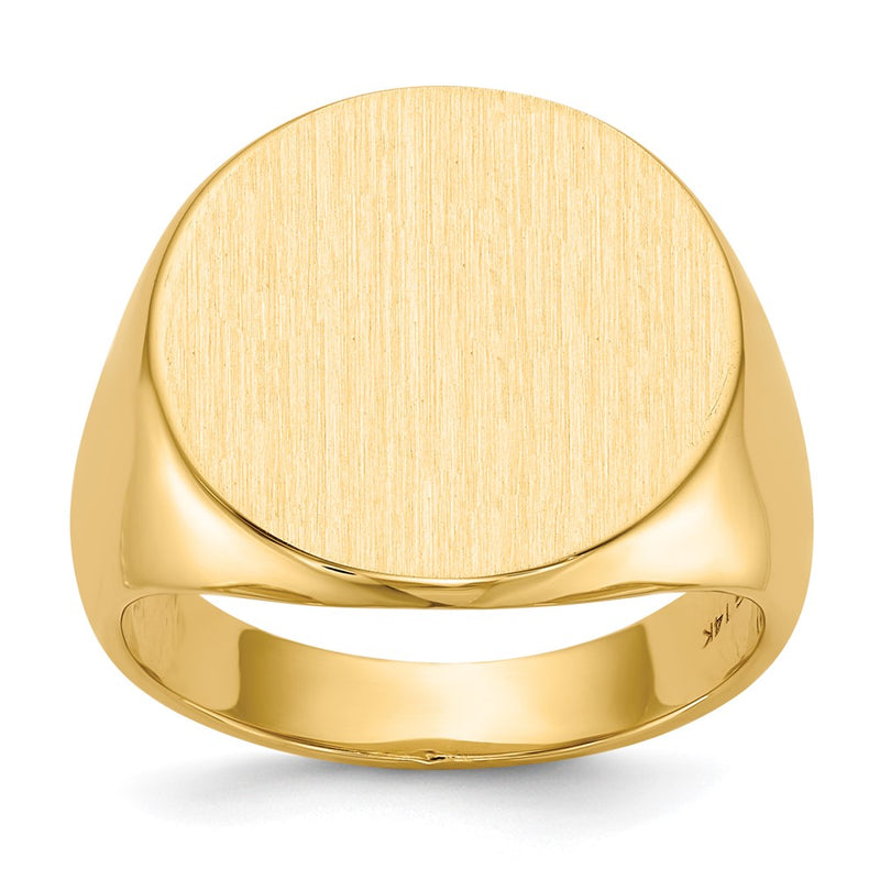 14K gold signet ring