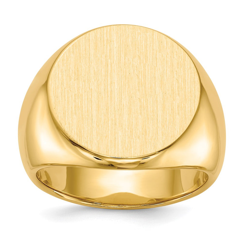 14K gold signet ring