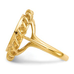 14K 15.0x14.5mm Open Back Signet Ring view
