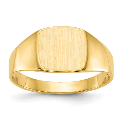 14K gold signet ring