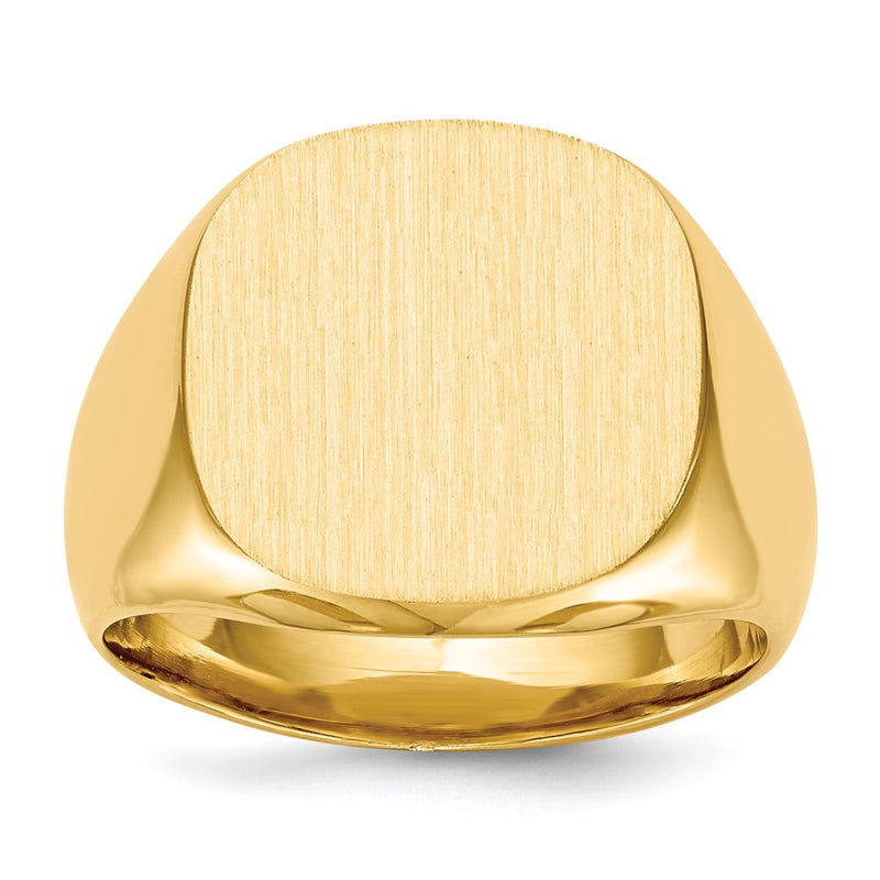 14K gold signet ring