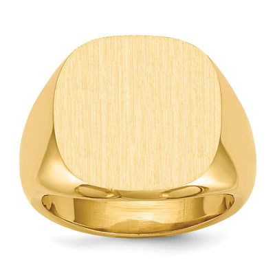 14K gold signet ring