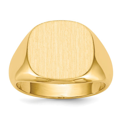 14K gold signet ring