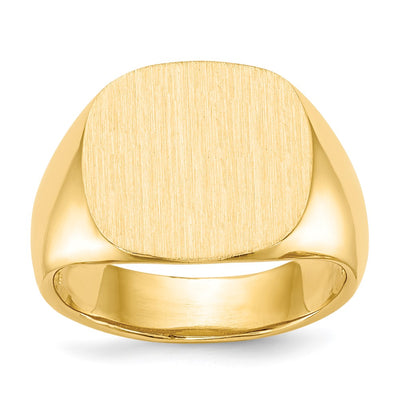 14K gold signet ring