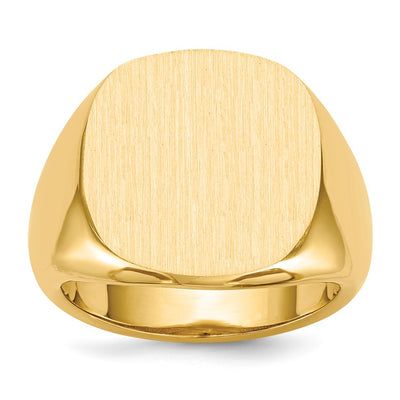 14K gold signet ring