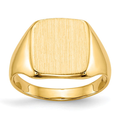 14K gold signet ring