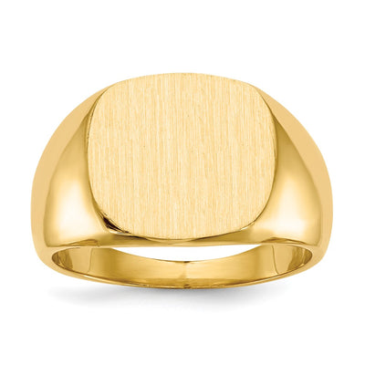 14K gold signet ring