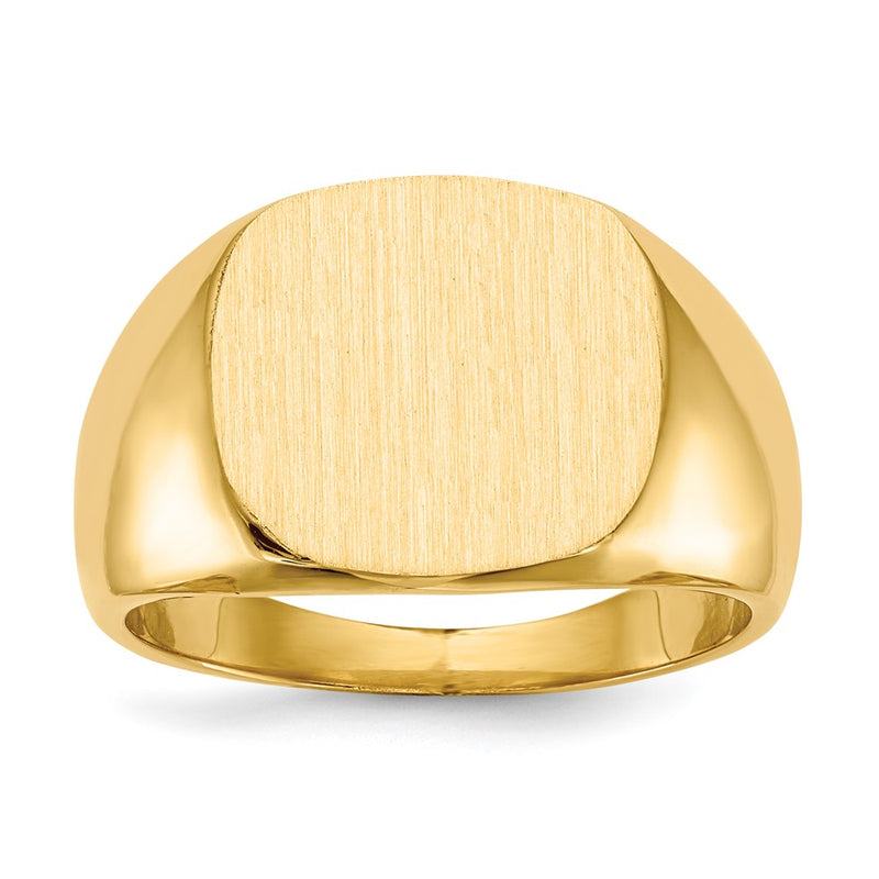 14K gold signet ring