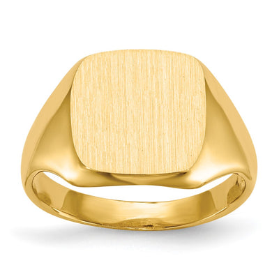 14K gold signet ring