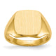 14K 10.0x10.0mm Open Back Signet Ring