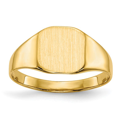 14K gold signet ring
