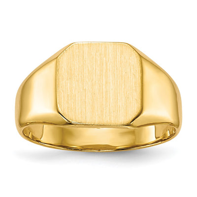 14K gold signet ring