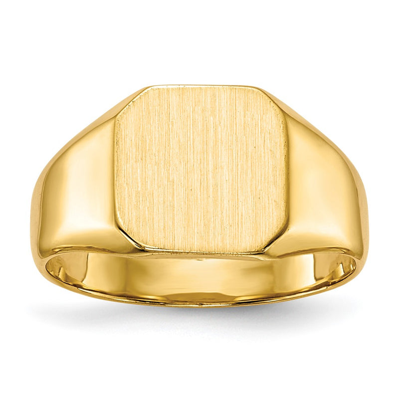 14K gold signet ring