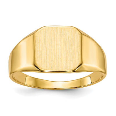 14K gold signet ring