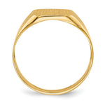 14K 11.0x11.0mm Open Back Mens Signet Ring view