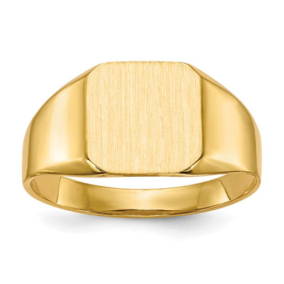 14K gold signet ring