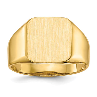 14K gold signet ring