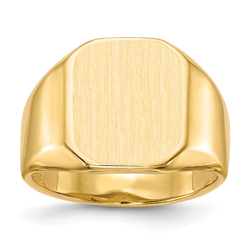 14K gold signet ring