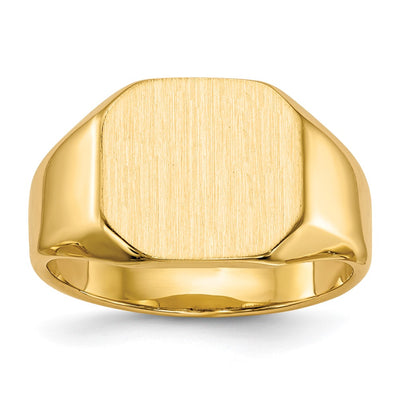 14K gold signet ring
