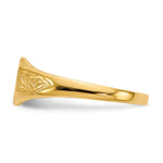14K 8.5x7.0mm Open Back Signet Ring view