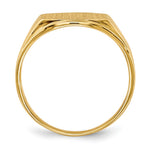 14K 11.5x8.5mm Open Back Signet Ring view