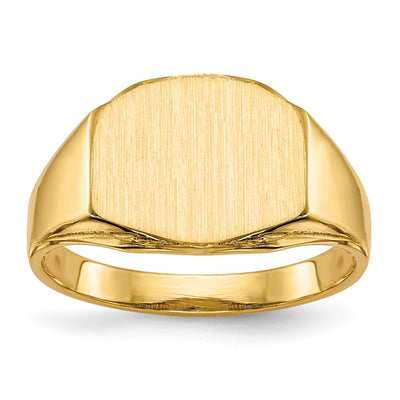 14K gold signet ring