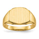 14K 11.5x8.5mm Open Back Signet Ring
