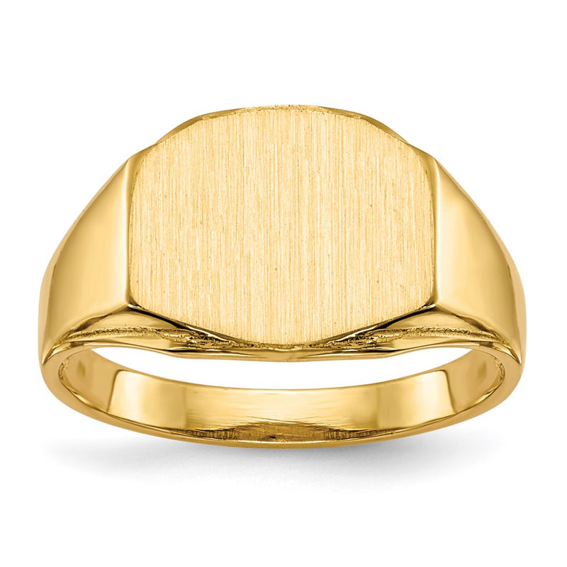 14K gold signet ring