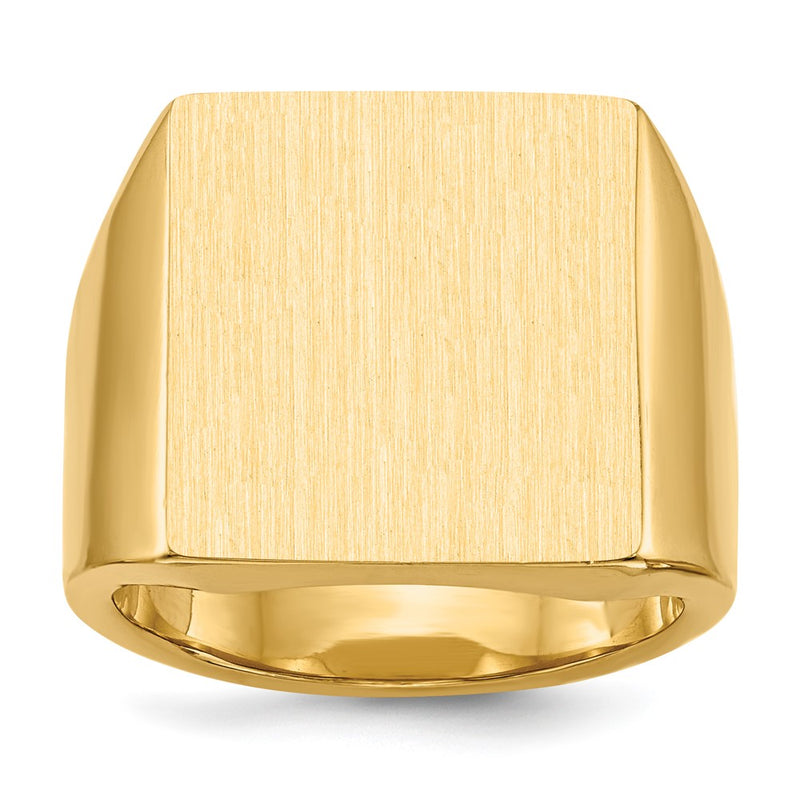 14K gold signet ring