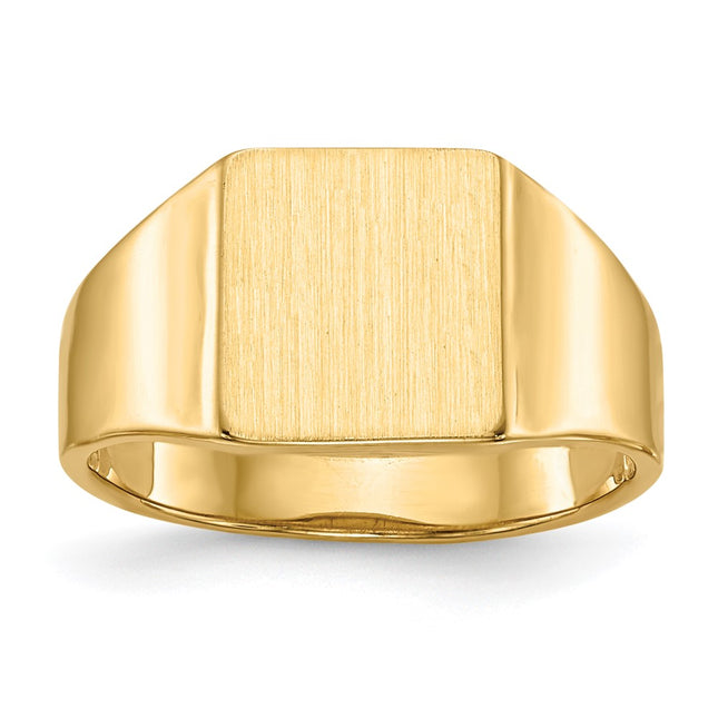 14K gold signet ring
