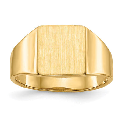 14K gold signet ring
