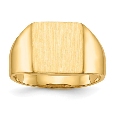 14K gold signet ring
