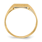 14K 8.0x9.5mm Open Back Signet Ring view