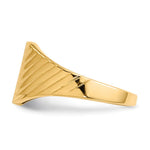14K 8.0x9.5mm Open Back Signet Ring view